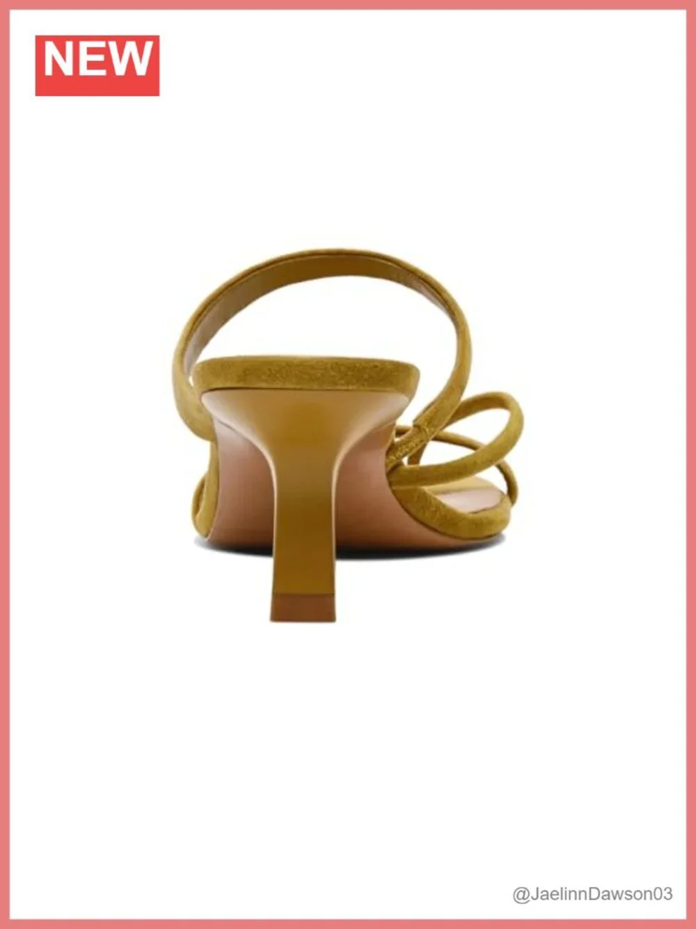 Women's Suede Slingback Stiletto Heel Sandals